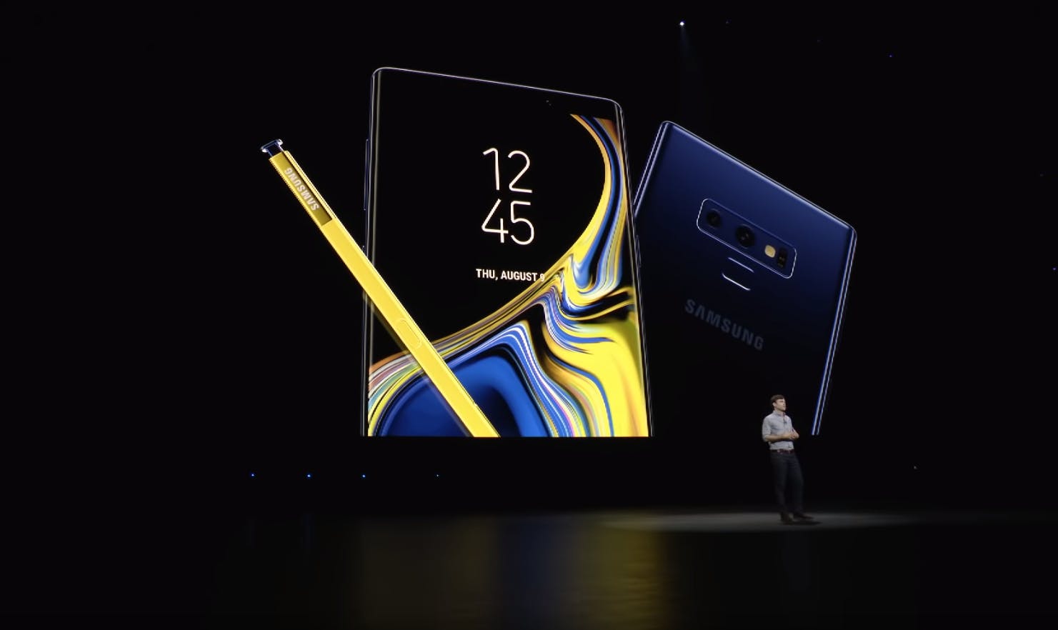 The Galaxy Note 9. Samsung Unpacked Event 2018.