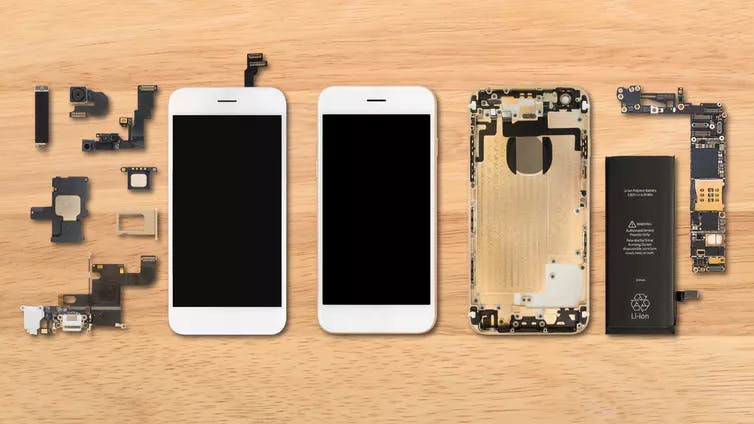 Our mobile phones are complex and require more than 40 irreplaceable metals and components to be made.