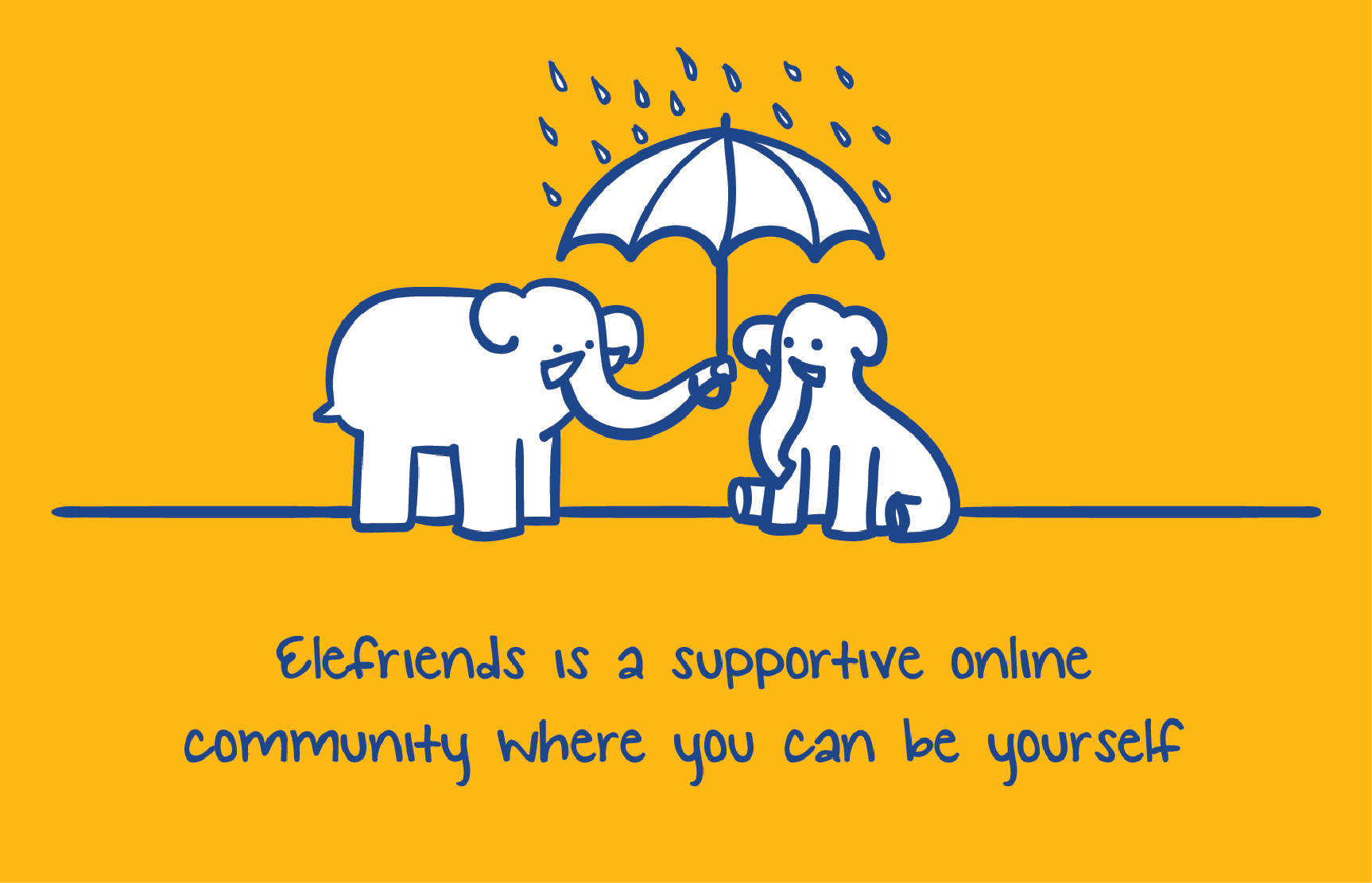 Elefriends is an app created and monitored by Mind