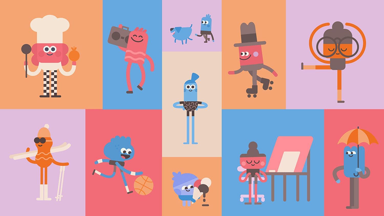Headspace's animations have a distinctive style which many users will find visually appealing