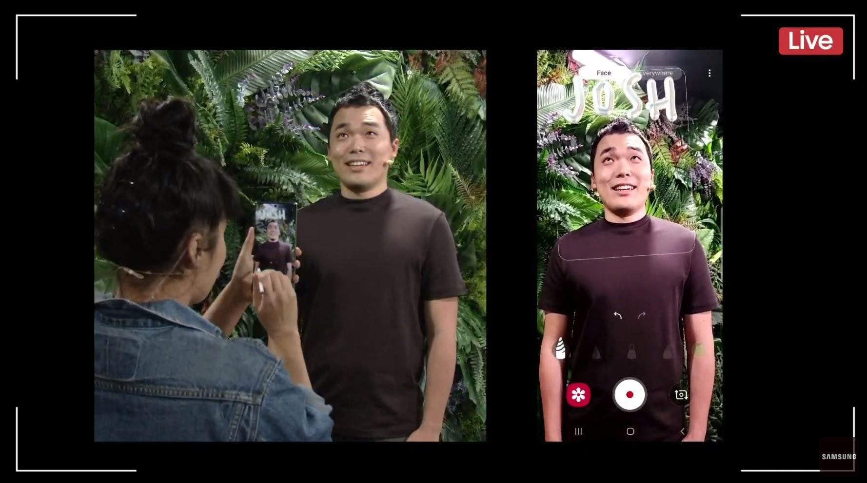 New AR experience with Note 10 camera "AR Doodle"